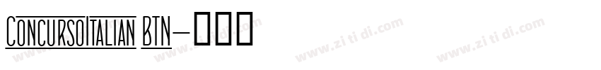 ConcursoItalian BTN字体转换